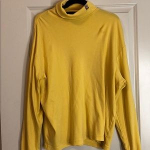 Yellow polo turtleneck